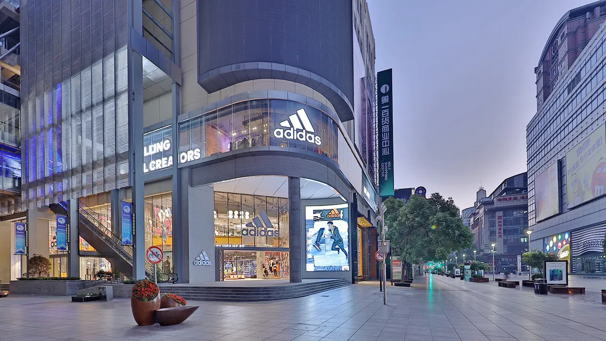 Adidas store in Shanghai