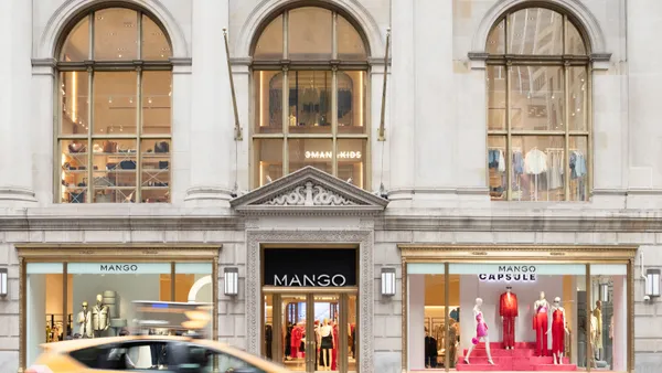 A Mango storefront in New York City.